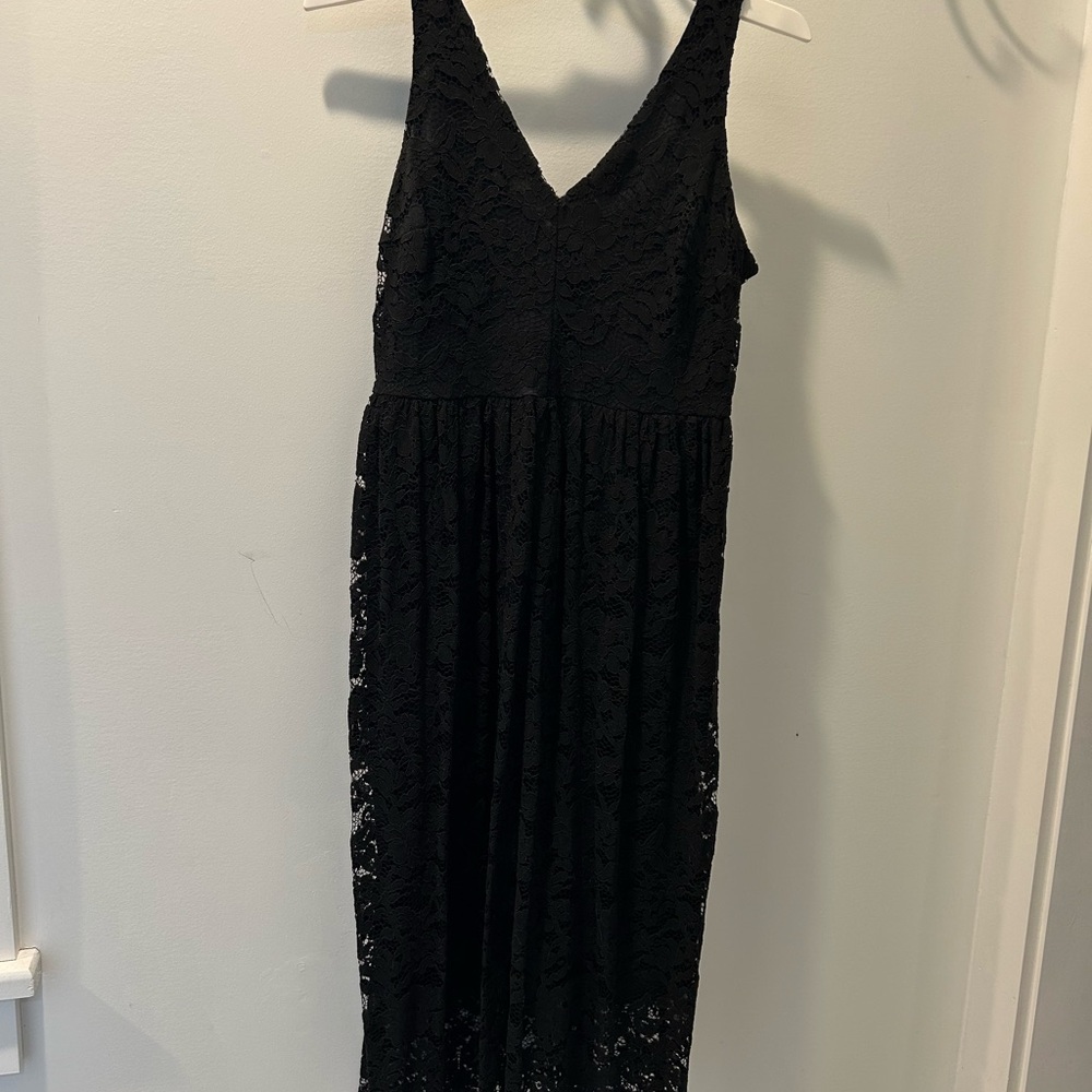 Simply Vera Vera Wang Black Lace Midi Dress